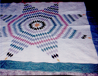 Lone Star Quilt Front